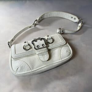 Urban Outfitters white buckle shoulder bag